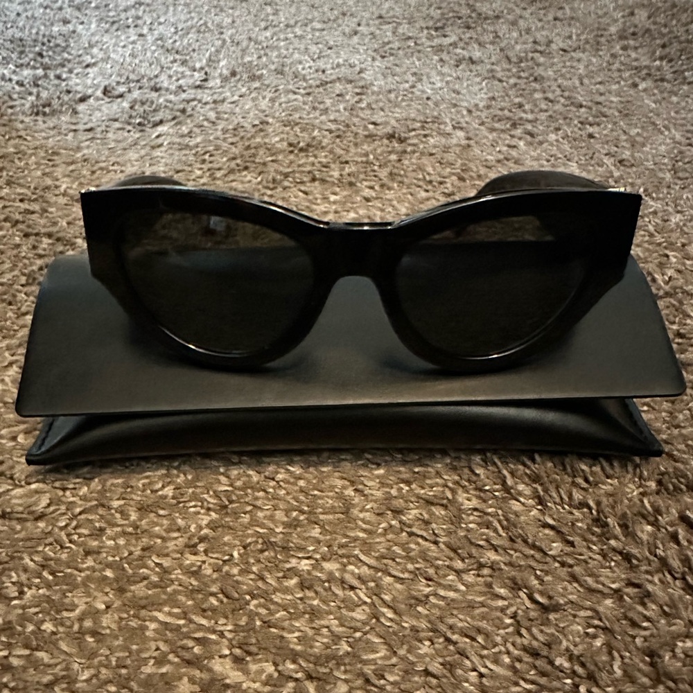 Elegant Black Sunglasses YSL